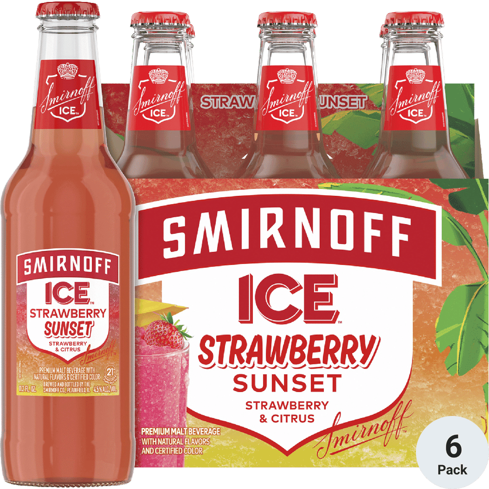 Smirnoff Ice Strawberry Sunset 6pk