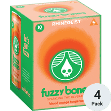 RHINEGEIST FUZZY BONES BLOOD ORANGE TANGERINE 10MG 4PK