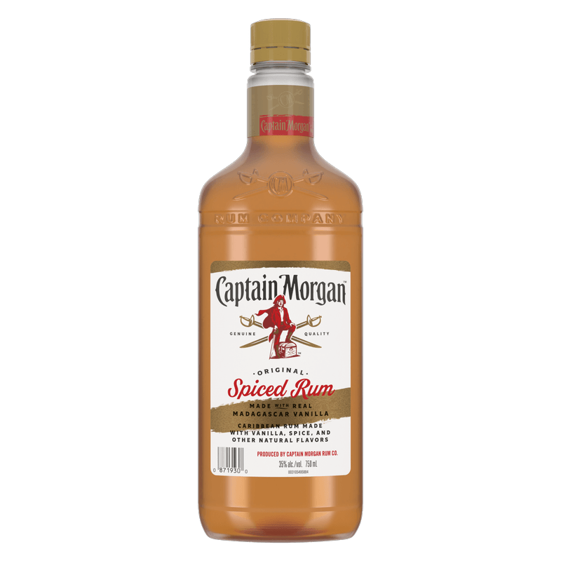 CAPTAIN MORGAN SPICED RUM 750ML PET