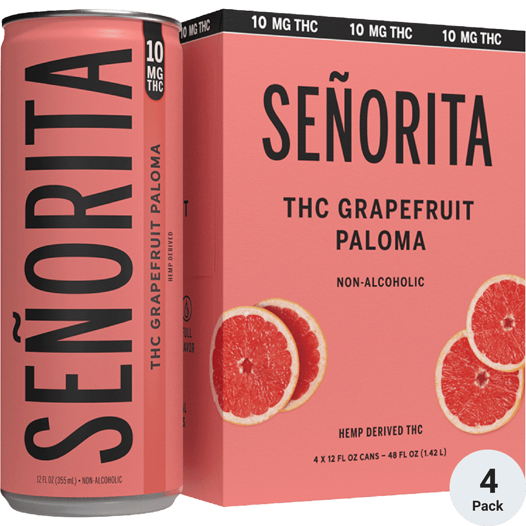 SEÑORITA GRAPEFRUIT PALOMA 10MG THC 4PK