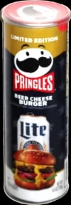 PRINGLES BEER CHEESE BURGER CHIPS