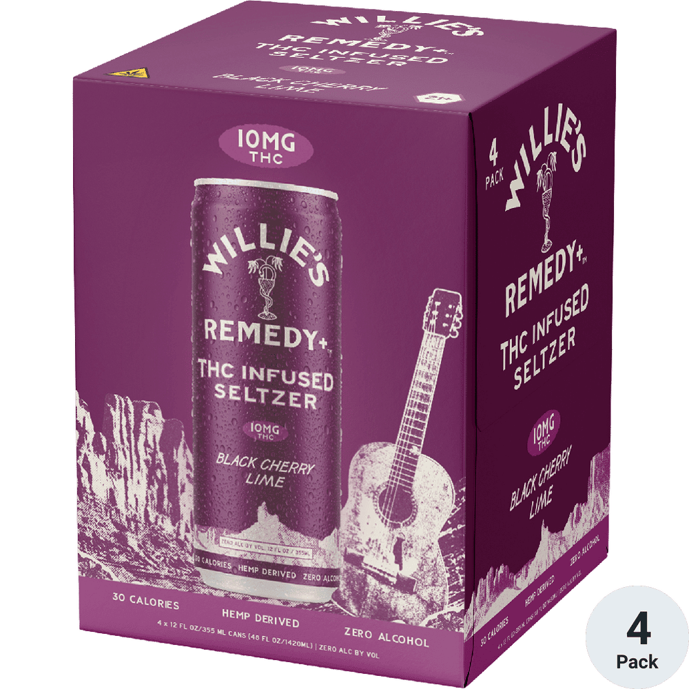 WILLIE'S BLACK CHERRY LIME 10MG 4PK