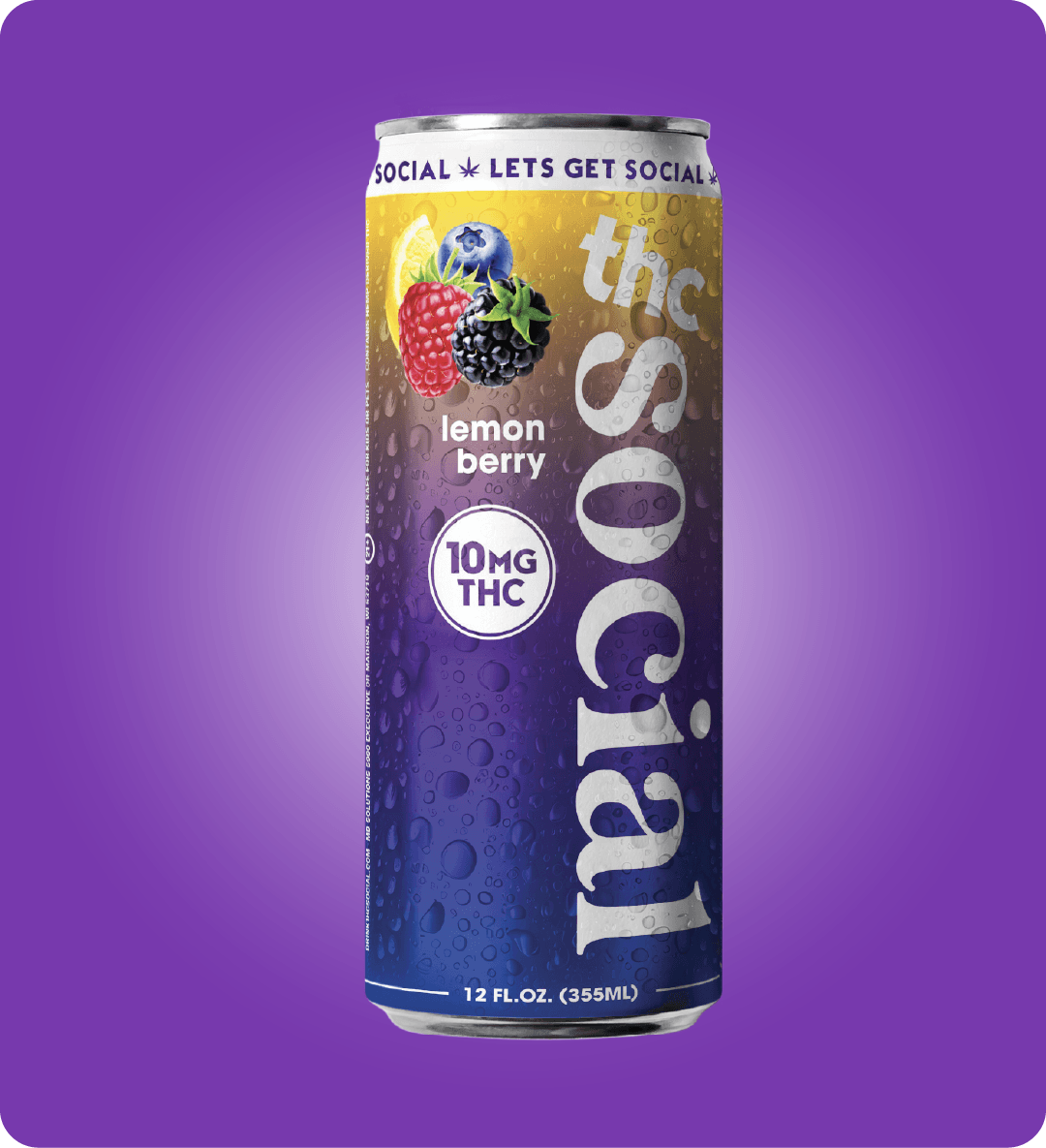 THC SOCIAL LEMON BERRY 10MG 8PK
