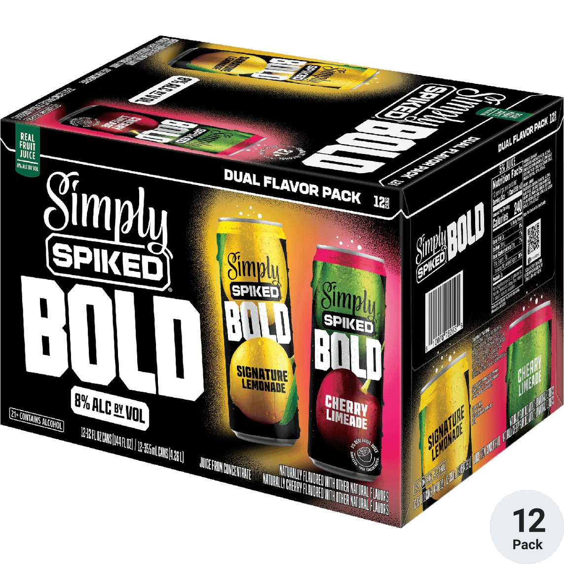 SIMPLY SPIKED BOLD VARIETY PACK 12PK