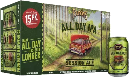 FOUNDERS ALL DAY IPA CAN 15PK 12Z