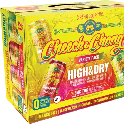 CHEECH AND CHONG HIGH N DRY VARIETY PACK 12PK