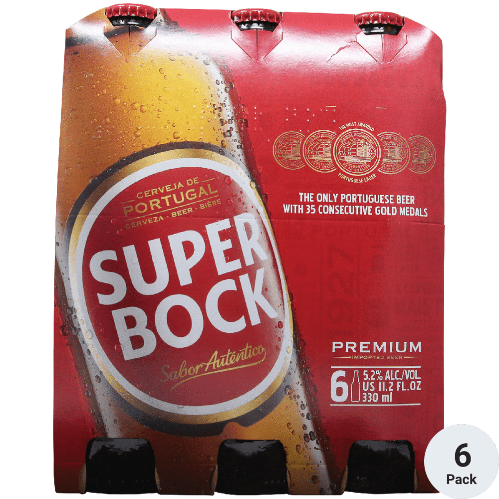 SUPER BOCK LAGER 6PK BT