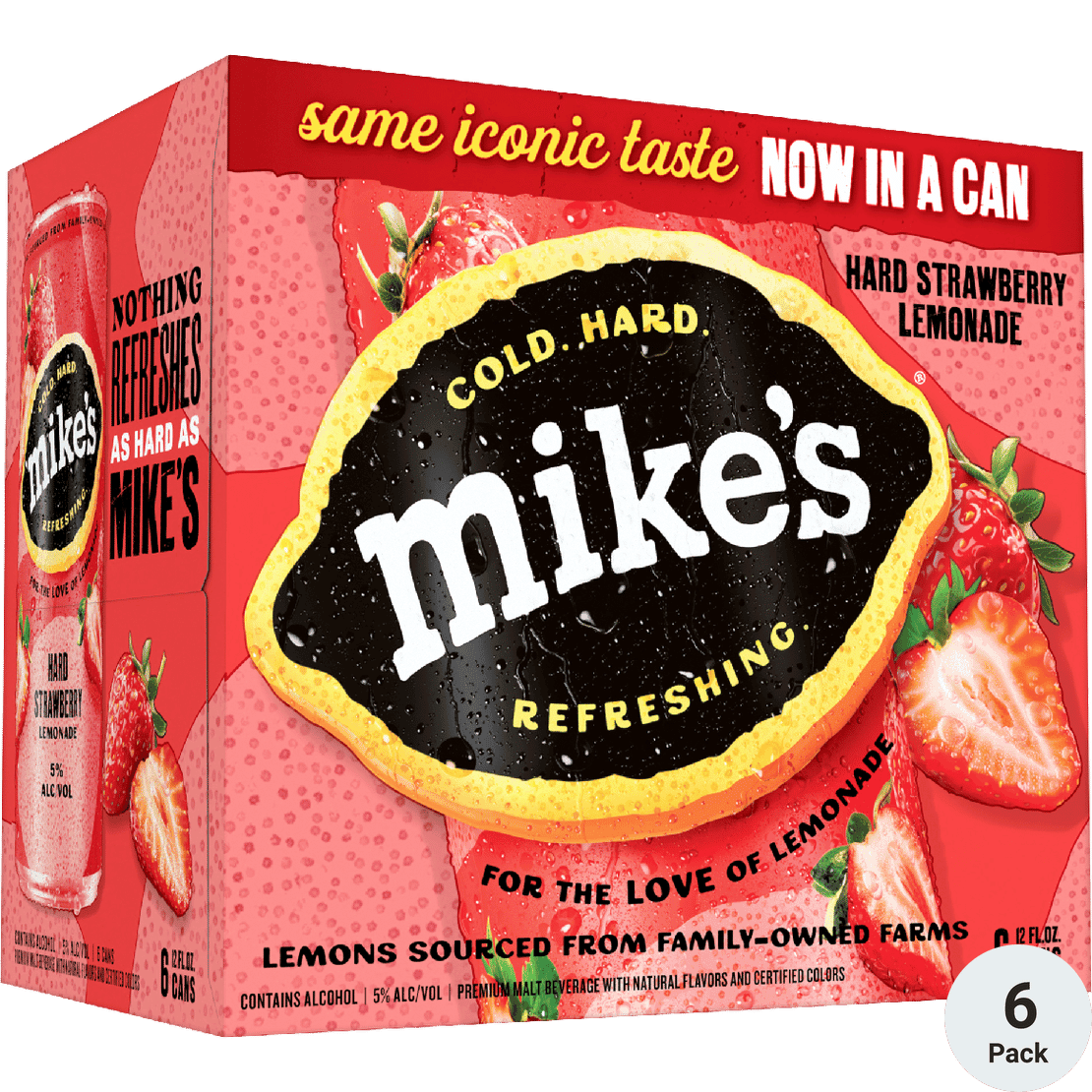 MIKE'S HARD STRAWBERRY 6PK CANS