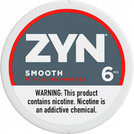 ZYN SMOOTH 6MG $1 OFF