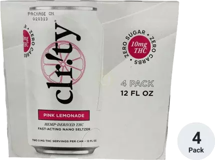 CLR!TY PINK LEMONADE 10MG 4PK