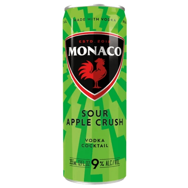 MONACO SOUR APPLE CRUSH 355ML