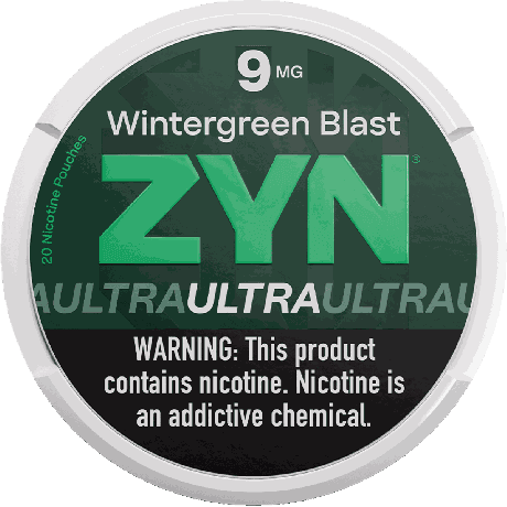 ZYN ULTRA WINTERGREEN BLAST 9MG  5PK