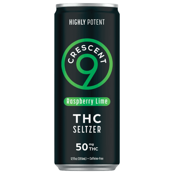 CRESCENT 9 RASPBERRY LIME 50MG THC 4PK